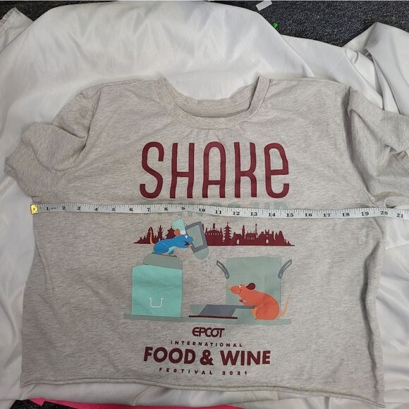 DISNEY Epcot food and wine festival 2021 Remy Ratatouille crop tee shirt M‎ - Picture 8 of 9